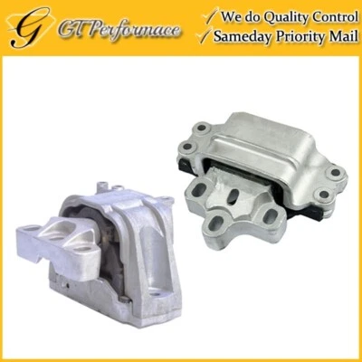 Suporte de motor e transmissão de qualidade 2 peças para 09-17 Volkswagen CC/Passat CC 3.6L - Imagem 1 de 4