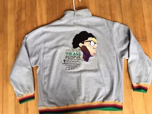 Felpa LRG Power To All People mezza cerniera 2XL grigio XXL - Foto 1 di 5