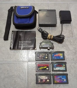 Gameboy Advance SP Handheld Console and Games Gray - Picture 1 of 4