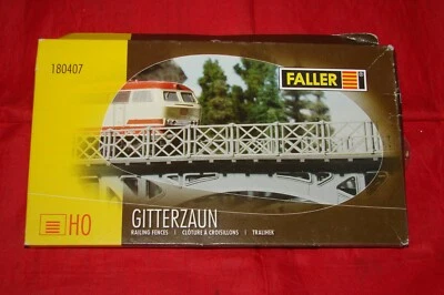 FALLER HO ACCESSOIRES CLOTURE CROISILLONS TRAIN ELECTRIQUE NEUF BOITE 180407 - Photo 1/2
