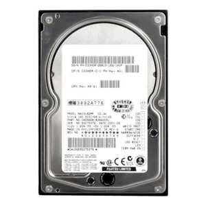 Hard Drive Dell 033HER 18GB 10000RPM 4MB SCSI U160 68-pin MAJ3182MP 3.5" - Picture 1 of 3