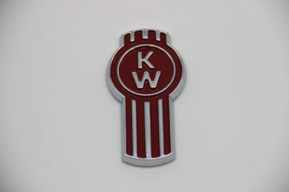 Se adapta a accesorios Kenworth Bug Logo emblema insignia cromo rojo - 3" x 1,5" Foto 1 de 4