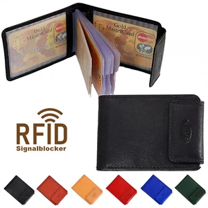 Leder Kreditkartenetui RFID Kartenetui Kreditkartenmappe Kartenhülle Branco 361 - Bild 1 von 11