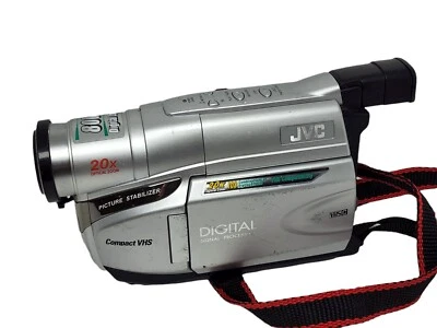 JVC GR-AXM17U VHS-C Video Camera 800x Zoom Camcorder - Untested - Image 1 of 4