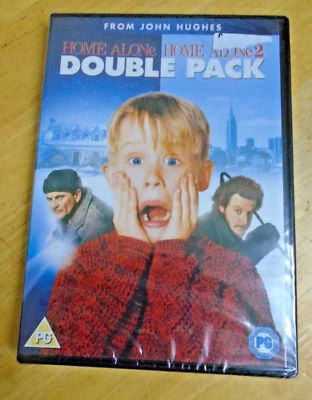 Home Alone 1 &2 (1990) - Macaulay Culkin - DVD - Region 2 - New - Image 1 of 2