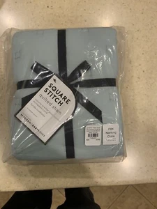 Pottery Barn Kids Square Stitch Quilted Sham European Square NWT - Picture 1 of 5