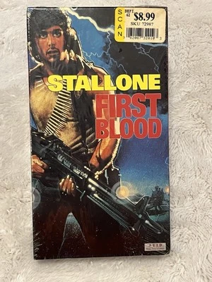First Blood Stallone new sealed vhs 1995 edition Alive Home Video - Image 1 of 4