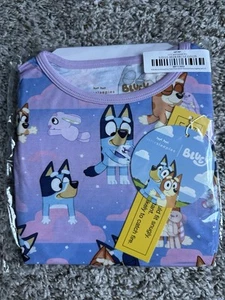 *NIB* Little Sleepies Pink Bluey Sleepytime Short Sleeve Pants PJ Set-size 3T - Picture 1 of 3