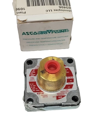 Unidad transductora interruptor de presión Asco RV24A21 1/4" NPT, latón Foto 1 de 4