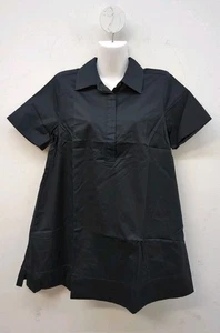 Old Navy Collared Short Sleeve Swing Women’s Mini Shirt Dress XS Petite Black - Bild 1 von 9