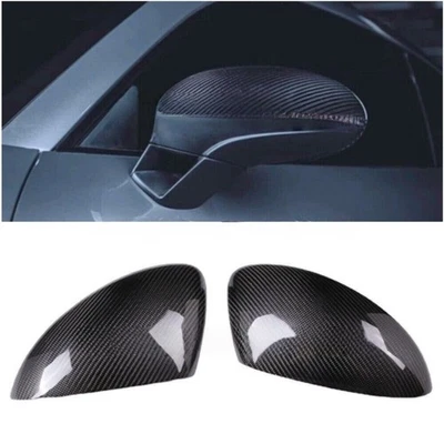 1 par de cubiertas de espejo retrovisor de fibra de carbono real Boxster Cayman 2016-2023 718 Foto 1 de 4