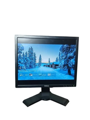 LOT of 2 Dell P190ST / P190SF 19" LCD Monitors DVI VGA w/ Adjustable Stands - Image 1 of 3
