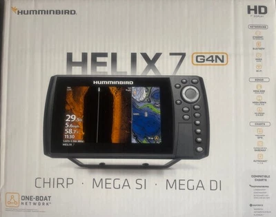 Humminbird Helix 7 Mega Si CHIRP GPS G4N Fishfinder Chartplotter 411940-1 - Image 1 of 4