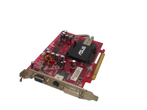 ASUS RADEON X1600 XT 256MB GDDR3 PCI-E GRAFIKKARTE VGA DVI S-VIDEO #GK12007 - Afbeelding 1 van 3