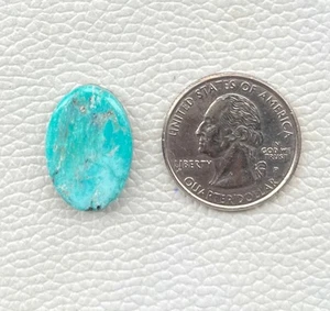 12 Ct Natural White Water Turquoise Oval Cabochon Gemstone F0=152 - Picture 1 of 6