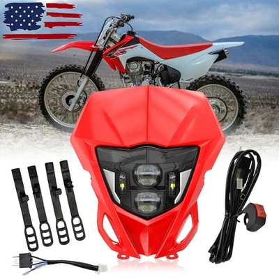 Interruptor de arnés de cableado de faros LED para Honda CRF230F CRF250F CRF300L CRF450L Foto 1 de 4