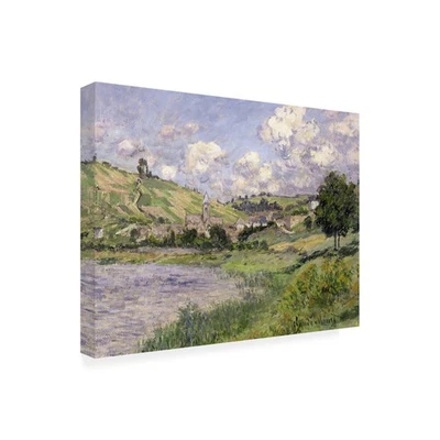 Arte en lienzo Vetheuil 1879 de Claude Monet, 18 por 24 pulgadas Foto 1 de 4