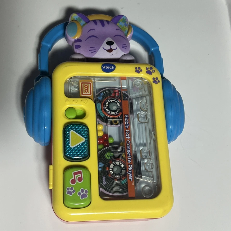 Reproductor de casete para gatos Vtech Kiddie juguete de aprendizaje para bebés y niños pequeños probado Foto 1 de 1