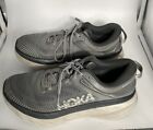 Hoka One One Bondi 8 Womens Size 7 Shoes Gray Running Walking Sneaker