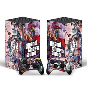 Wrap Vinyl Premium Black & White Skin Stickers Xbox Series X for Console Decal - Foto 1 di 17