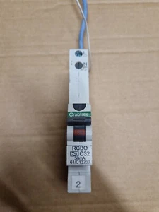Crabtree RCBO C32 30mA 61/C13230 Older Type - Picture 1 of 4