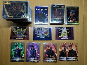 Upper Deck Avengers Infnity War Base & Insert Sets incl Tier 3 High # 212 cards - Picture 1 of 3