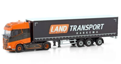 1:50 for WSI for DAF for XG 4X2 CURTAINSIDE TRAILER - 3 AXLE for Land Transport - Image 1 of 4