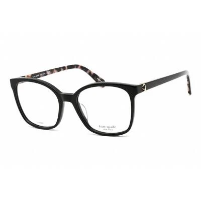 Gafas para mujer Kate Spade lentes transparentes marco cuadrado de plástico negro MACI 0807 00 Foto 1 de 2