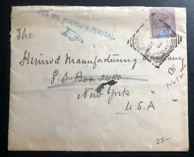 Cubierta vintage de Jamaica 1902 a Nueva York EE. UU. Himrods Manufacturing Foto 1 de 2