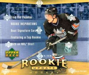 2005-06 Upper Deck Rookie Update Base Hockey Cards  #1-100  Pick From The List