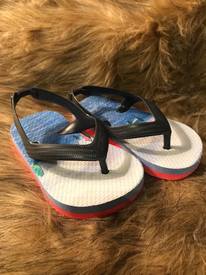 Baby Gap Sailboat Flip Flops Size 6 - Image 1 of 4