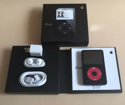 New-Apple iPod Classic Vdieo 5th Generation U2 Special Edition Black/Red (30 GB) - Image 1 of 4
