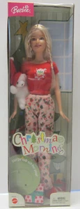 Barbie Christmas Morning With Teddy Bear 2003 Mattel - Bild 1 von 2