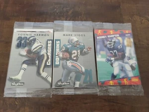 1992 SkyBox Prime Time Football Cards Ronnie Harmon mark Higgs score Hampton new - Imagen 1 de 12