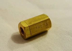 Clippard Pneumatic Brass In-Line Fixed Orifice Air Choke Valve MAC-C - Picture 1 of 3