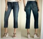 Citizens Of Humanity Kelly #063 Low Waist Cropped Stretch Blue Jeans Size 28