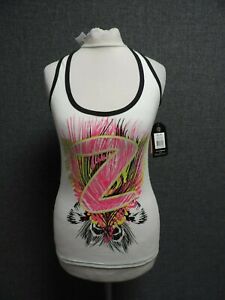 Zumba Wear Rio Racerback Spicy Top Wear It Out White Small LN112 FF 01