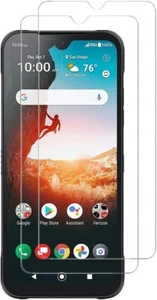 2-Pack Tempered Glass Screen Protector for Kyocera DuraSport phone model C6930 - Picture 1 of 3