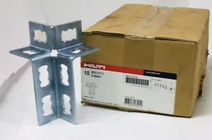 CONECTOR DE CANAL GALVANIZADO HILTI 369641 MQV-3/3 D PARA ESTRUCTURAS TRIDIMENSIONALES - Imagen 1 de 12