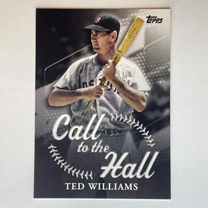 2025 Topps Series 1 Ted Williams #CTH-7 Call to the Hall Insert Red Sox - Picture 1 of 2