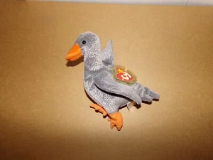 TY Beanie Baby Honks Goose Retired Tag Protector 1999 Gray - Photo 1/2