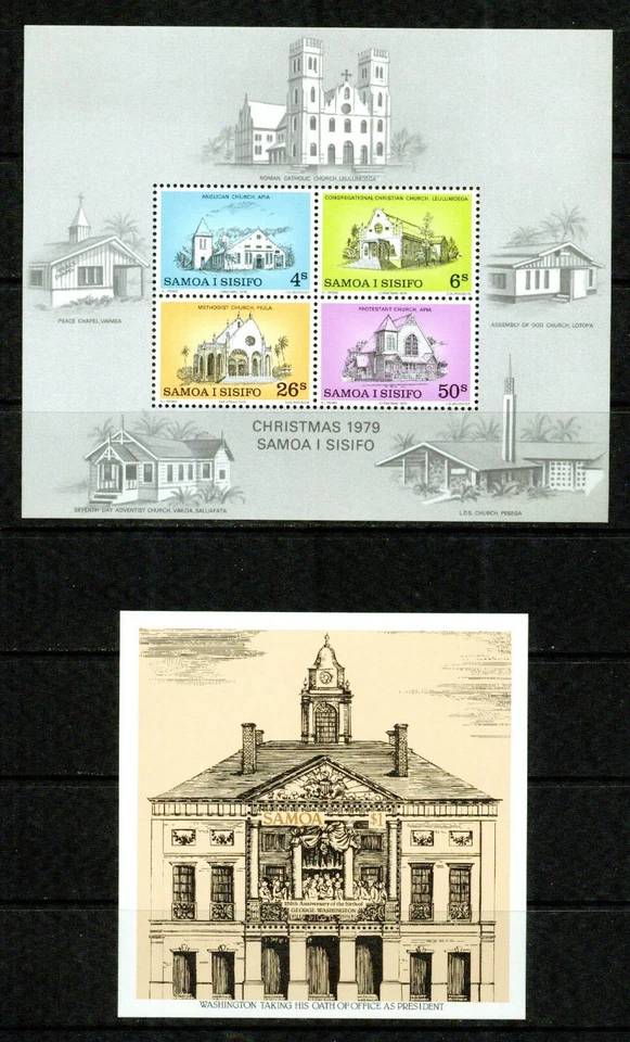 SAMOA   -1979-1982  – S/S LOT -VF** Foto 1 de 1