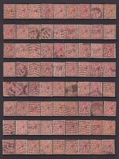 🇬🇧 GB KGV SG362  1 1/2d RED BROWN - LOT X72 STAMPS  Cat £100+ (HF97)