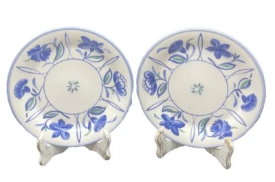 Nikko Strasburg Blue & White Salad Dessert Plate 8” Made In Japan Set Of 2 - Image 1 of 4