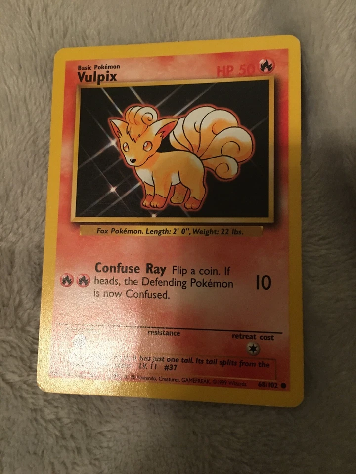 Vulpix 068/102 Base Set Regular