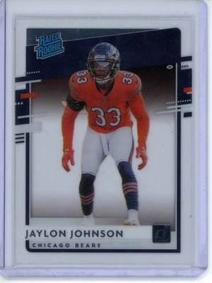 2020 Panini Chronicles - #RR-JAJ Jaylon Johnson (RC) Clear Rated Rookie Bears - Image 1 of 2