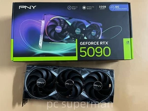 PNY Geforce RTX 5090  (No Core & VRAM) With Box -*Clearance*  FOR PARTS - Picture 1 of 4