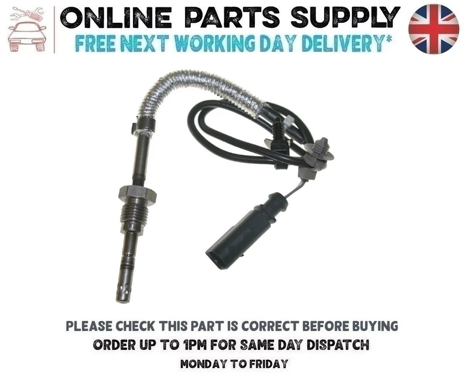 Sensor Temperatura Gas Escape para AUDI A4 B8 (8K2) 2.0 TDI quattro (2008-2012) Foto 1 de 4