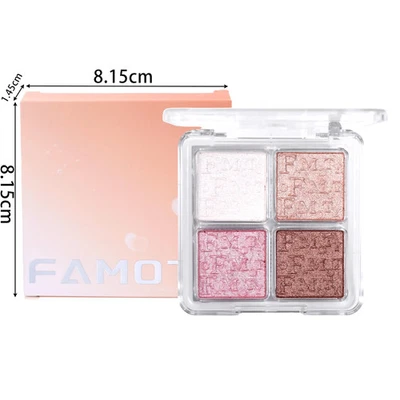 Diamant Highlighter Palette Glitzernd Langanhaltend Wasserfest Gesichtskontur - Bild 1 von 4