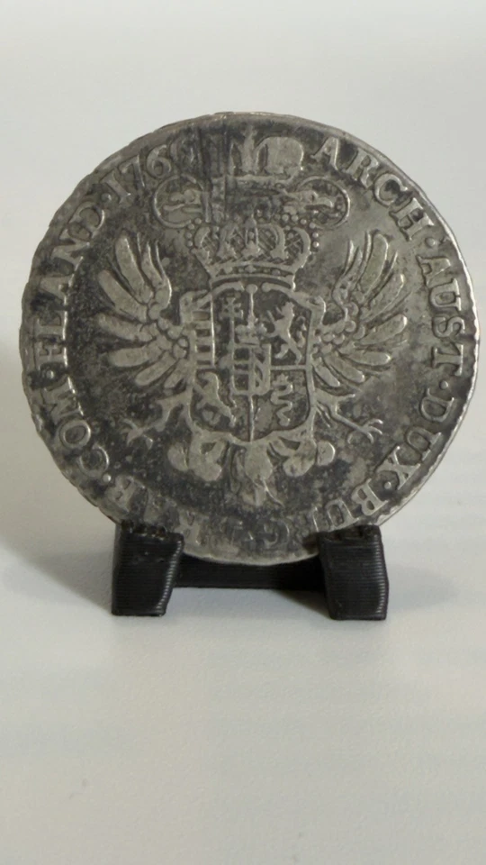 Países Bajos austríacos - 1 Couronne/Kronenthaler 1766 - Bruselas, María Teresa  Foto 1 de 4